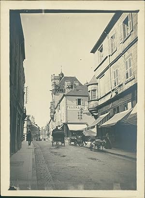 France, Luxeuil-les-Bains, Rue Victor Genoux