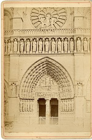 France, Paris, Notre Dame, portail principal