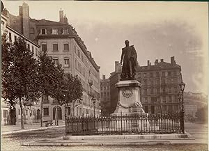 France, Lyon. Statue du Général Suchet, place Tolozan