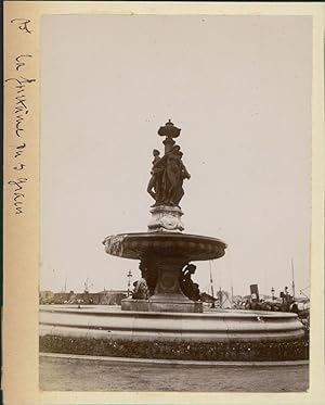 Bordeaux, La Fontaine des Grâces, ca. 1900