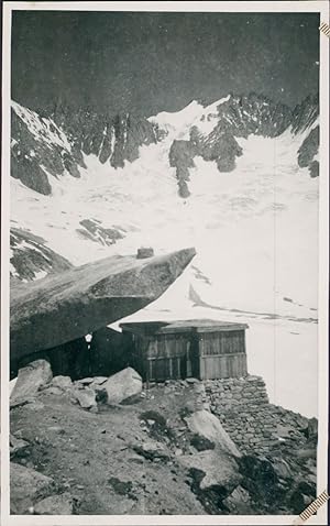 Vallée de Chamonix, Mont-Blanc, refuge du couvercle