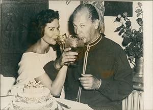Le mariage de Curd Jurgens et Simone Bicherot, Zell, 15 septembre 1958