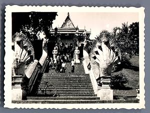 Vietnam, Cérémonie sur les escaliers d'un Temple