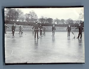 UK, Group playing Curling