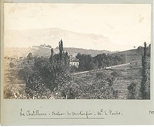 France, La Chatillonne, Château de Montarfier, Montagne de Parves