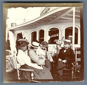 North America, Group on board of "Vermont" Ship