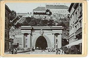 Stengel, Hongrie, Budapest, Alagut-Buda, Tunnel Ofen, Funiculaire montant à la colline de Buda