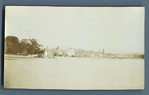 Suisse, Nyon, Vue générale, Château de Nyon et Lac Léman