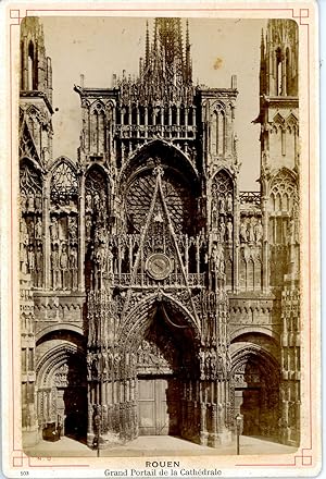 N.D., France, Rouen, Grand Portail de la Cathédrale