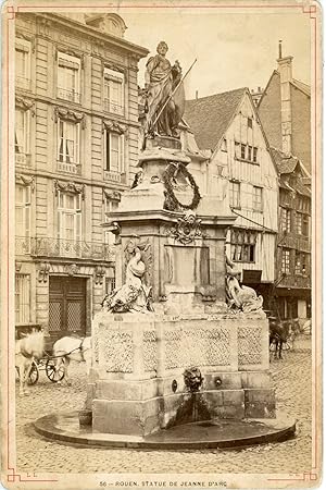 L.L., France, Rouen, Statue de Jeanne D'Arc