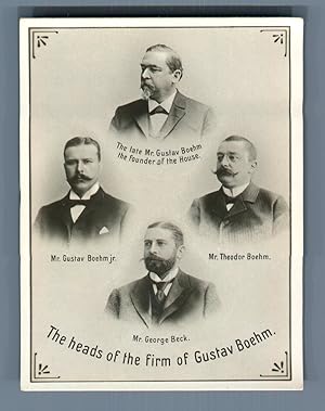 Germany, The Heads of the firm of Gustav Boehm