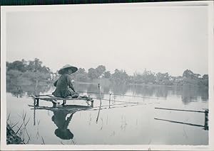 Burma, Fisherman on the Victoria Lake