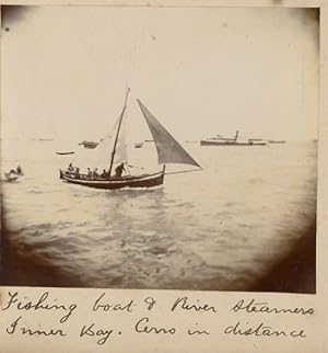 Uruguay, Montevideo, Fishing boat and River steamer
