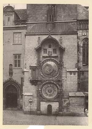 Tchécoslovaquie, Prague, Horloge astronomique de l'Hôtel de Ville