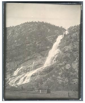 Norvège, Une cascade. Waterfall