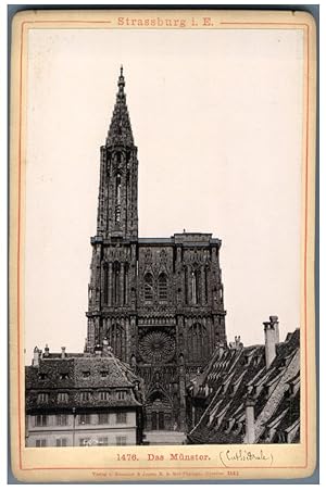 France, Strasbourg, Das Münster. La Cathédrale