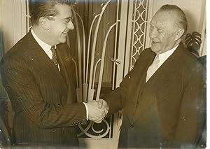 M.Gaillard et M.Adenauer