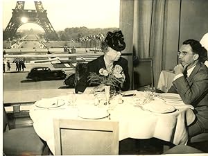 Paris, Madame Franklin Roosevelt et Mr Durward