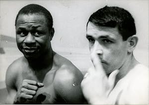 Boxe, Souleymane Diallo (droite) et Art Hernandez (gauche)