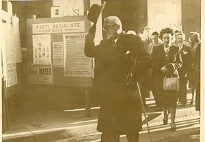 Elections municipales, 1947, le président Auriol a voté