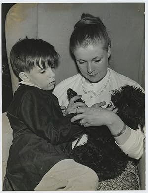Pat O' Hara con figlio di Ugo Tognazzi
