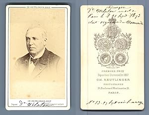 Ch. Reutlinger, Paris, Auguste Nélaton, chirurgien