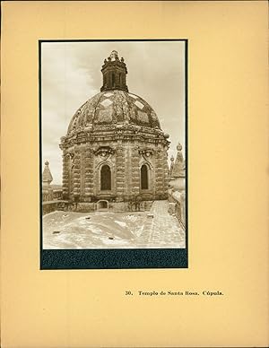 Enrique Cervantes, Mexico, Templo de Santa Rosa. Cupula