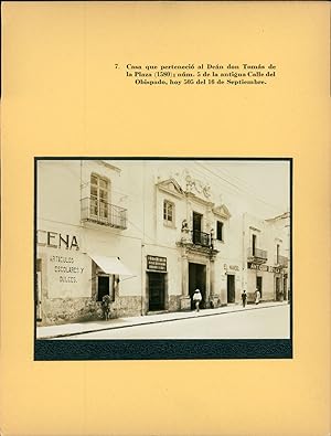 Enrique Cervantes, Mexico, Casa che pertenecio al Dean don Tomas de la Plaza, num. 5 de la antigu...