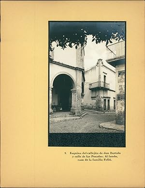Enrique Cervantes, Mexico, Esquina del callejon de don Bartolo y calle de las Posadas