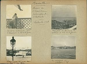 France, Marseille. Année de l'Exposition International d'Electricité, 1908
