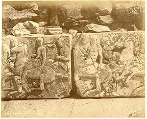 Bonfils. Grèce, Athènes, Bas-relief du Parthénon