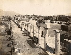 Italia, Pompei. Foro Civile, ca. 1875