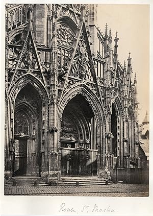 Frith Series. France. Rouen. St Maclou, ca. 1875