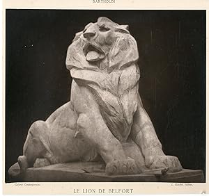 L. Baschet. France, sculpture, le lion de Belfort