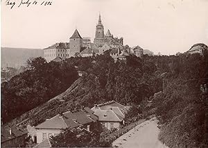 Tchécoslovaquie, Prague, Vue Panoramique, Château royal du Hrad?any