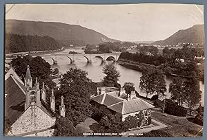G.W.W., UK., Dunkeld Bridge & House from Cathedral
