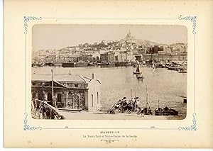 France, Marseille, le Vieux Port et Notre Dame de la Garde