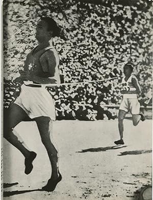 L'athlète italien Berlino Beccali aux Jeux Olympiques de Los Angeles, 1936