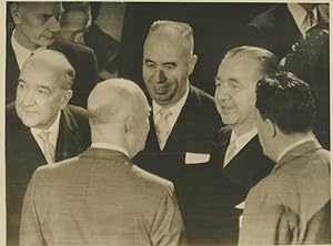 Paolo Taviani et Giuseppe Pella à Paris, 1957