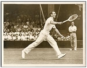 United Kingdom, F.J. Perry, British tennis player, at Wimbledon