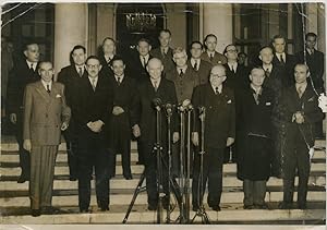 Paris novembre 1947, le cabinet de Robert Schuman
