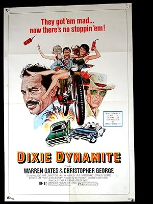 DIXIE DYNAMITE-1976-ONE SHEET---WARREN OATES-CHRISTOPHER G VG/FN