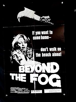 BEYOND THE FOG-1980-VG -ONE SHEET-HORROR-JILL HAWORTH-ANNA PALK-BRYANT HA VG