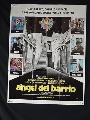 ANGEL DE BARRIO-1980's-VG-ONE SHEET-DRAMA-GONZALO VEGA-JIMENEZ-ROBERTO COBO VG