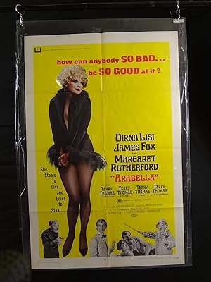 ARABELLA-CHEESECAKE-POSTER-C5/6-LISI-FOX-RUTHERFORD-COMEDY-1968 G/VG
