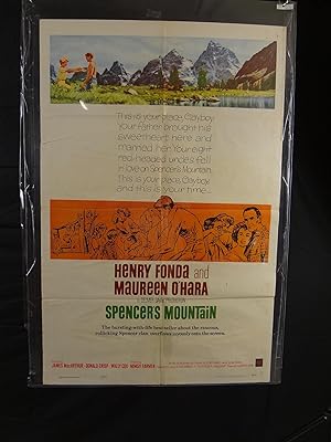SPENCER'S MOUNTAIN-1963-HENRY FONDA-MAUREEN O'HARA- G/VG