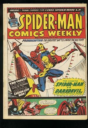 SPIDER-MAN COMICS WEEKLY #8 1973-STEVE DITKO-AL HARTLEY-BRITISH--FN