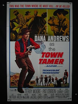 TOWN TAMER-DANA ANDREWS-ORIG POSTER-1965-DRAMA/WESTERN NM