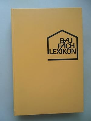Bau-Fach-Lexikon 1968 Baufachlexikon