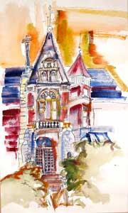 Victorian Gothic facade.